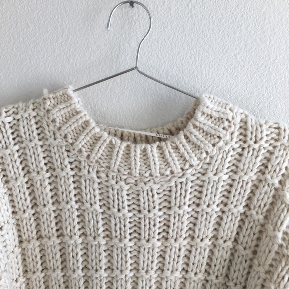 Moon River Genesis Chunky Sweater - Tan - Picture 5 of 6